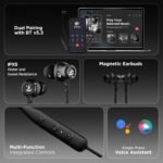 boAt Rockerz 111, 40HRS Battery, Dual Device Pairing, ENx Tech, Low Latency Mode, Fast Charging, BTv5.3, IPX5, Type-C Interface, Bluetooth in Ear Neckband, Wireless with Mic Earphones - Image 5