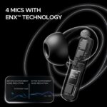 boAt Airdopes 121 Pro Plus Truly Wireless Earbuds – 100 Hours Playtime, 4 Mics with ENx™, 50ms Low-Latency Beast™ Mode, ASAP™ Charge, IWP™ Tech, BT v5.3, IPX5 - Image 4