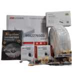 HIKVISION 4 Channal HD DVR 1080p 1Pcs,Indoor Camera 2 MP 2Pcs,500 GB Hard Disk, Cable 25meter