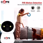 Wi-fi home security smart camera | 360˚ with Pan & Tilt | Two way talk | Cloud Monitoring | Motion Detection | Night Vision | Supports SD Card | Supports Wi-Fi and ONVIF - Image 3