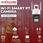 Hixecure HX-SD31L3-W-64GB 3MP PT Outdoor Smart WiFi Camera with Night Vision, Motion Detect, Two-Way Audio, IP66 Weatherproof - Image 2