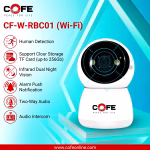 Wi-fi home security smart camera | 360˚ with Pan & Tilt | Two way talk | Cloud Monitoring | Motion Detection | Night Vision | Supports SD Card | Supports Wi-Fi and ONVIF - Image 2